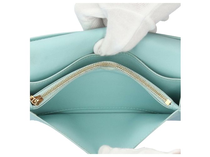 Cartera larga bi-fold Louis Vuitton en beige - vista 7