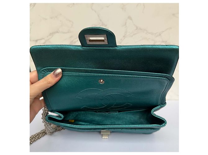 2.55 Chanel Wiederauflage 225 metallic blau - Ansicht 13