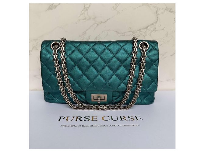 2.55 Chanel Wiederauflage 225 metallic blau - Ansicht 17