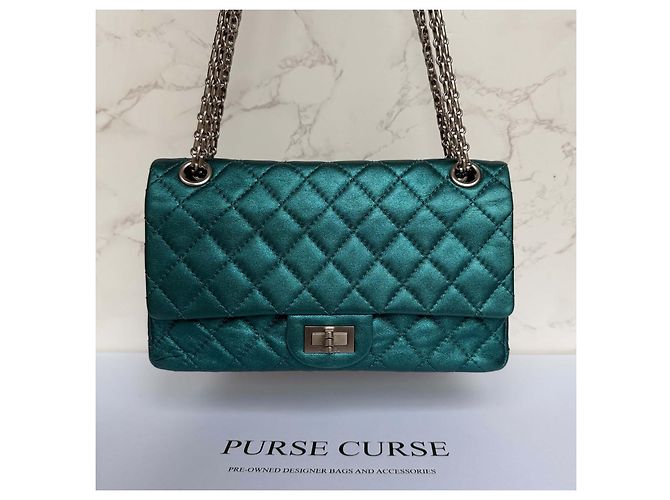 2.55 Chanel Wiederauflage 225 metallic blau - Ansicht 18