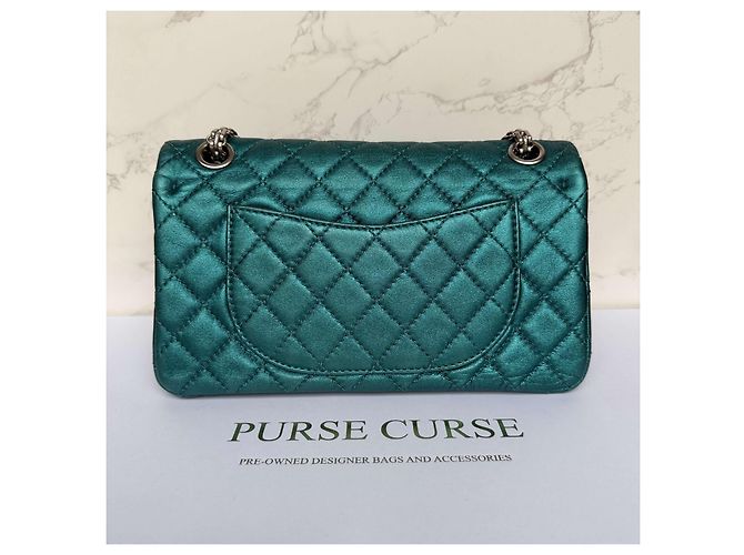 2.55 Chanel Wiederauflage 225 metallic blau - Ansicht 19