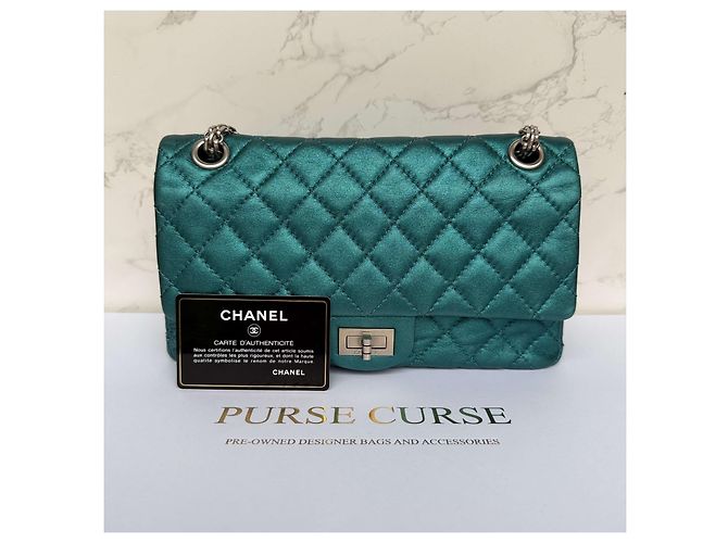 2.55 Chanel Wiederauflage 225 metallic blau - Ansicht 2
