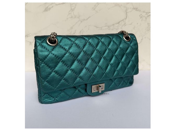 2.55 Chanel Wiederauflage 225 metallic blau - Ansicht 20