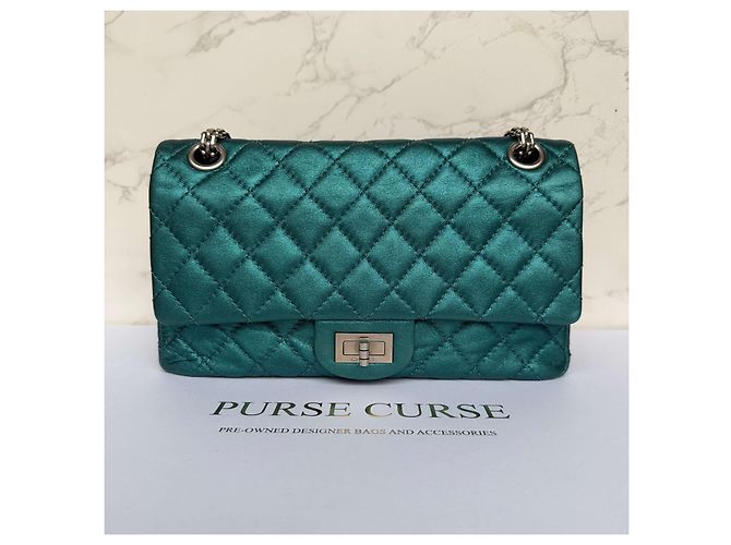 2.55 Chanel Wiederauflage 225 metallic blau - Ansicht 3
