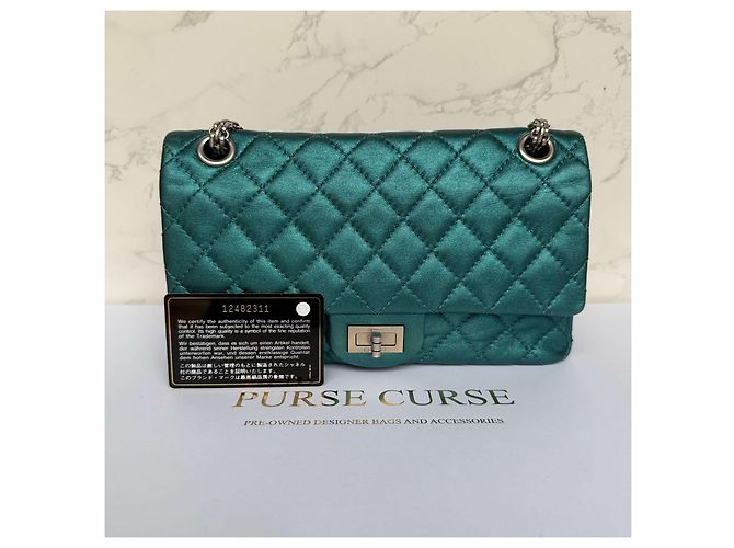 2.55 Chanel Wiederauflage 225 metallic blau - Ansicht 4