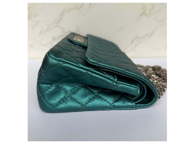 2.55 Chanel Wiederauflage 225 metallic blau - Ansicht 7