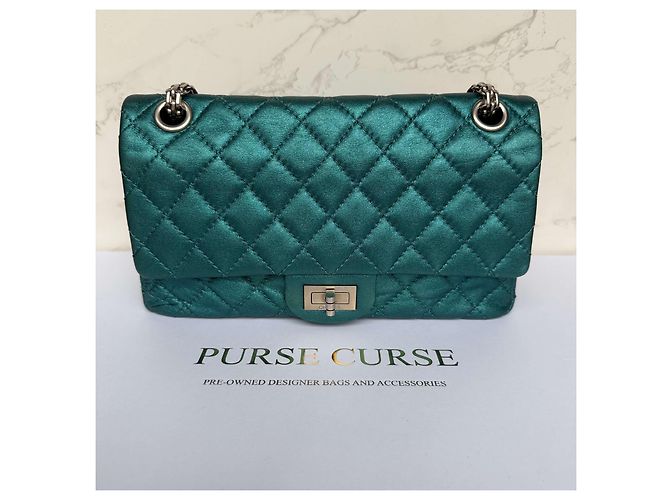 2.55 Chanel Wiederauflage 225 metallic blau - Ansicht 9