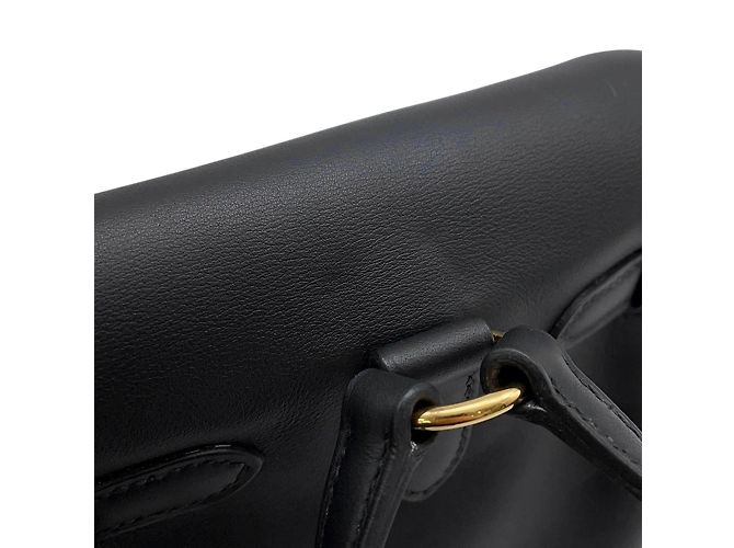 Hermès Kelly Jump Black Swift Leather Backpack - view 11