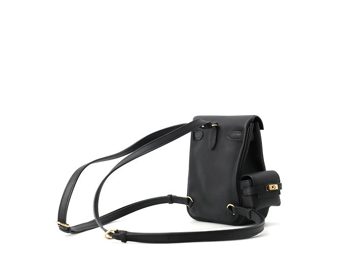Hermès Kelly Jump Black Swift Leather Backpack - view 2