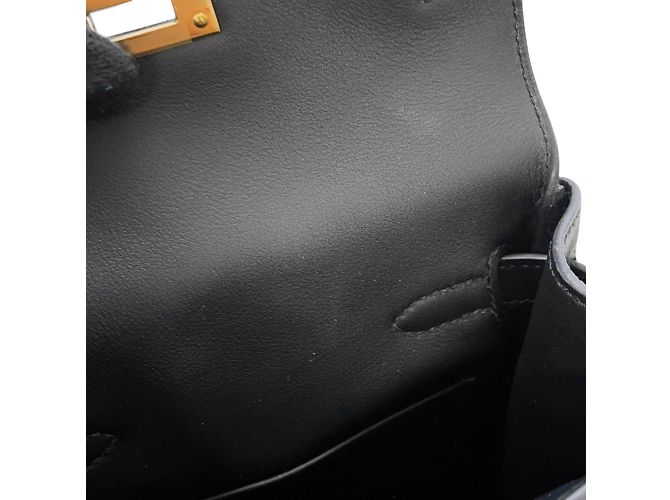 Hermès Kelly Jump Black Swift Leather Backpack - view 8