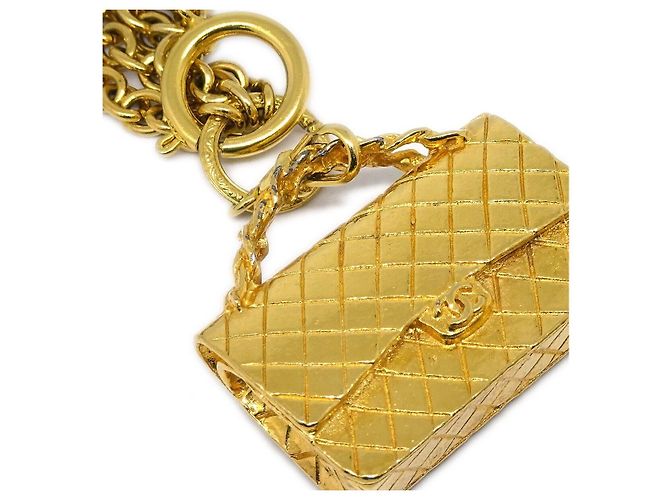 Timeless Collar Péndulo Atemporal de Metal Chanel Dorado - vista 2