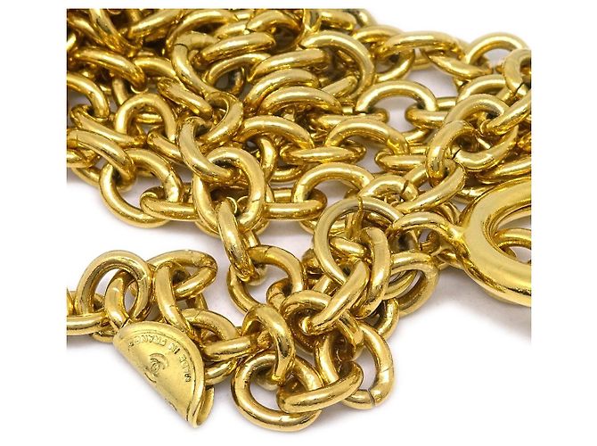 Timeless Collar Péndulo Atemporal de Metal Chanel Dorado - vista 4