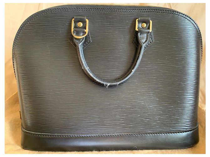 Alma Borsa a mano Louis Vuitton in pelle nera Nero - vista 2