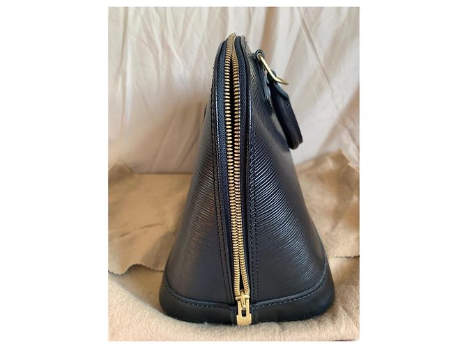 Alma Borsa a mano Louis Vuitton in pelle nera Nero - vista 3