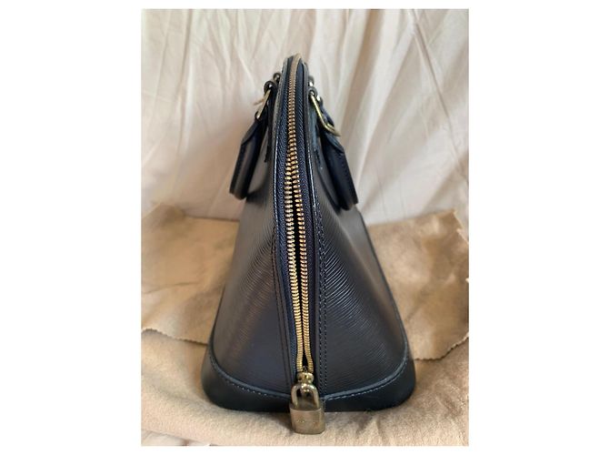 Alma Borsa a mano Louis Vuitton in pelle nera Nero - vista 4