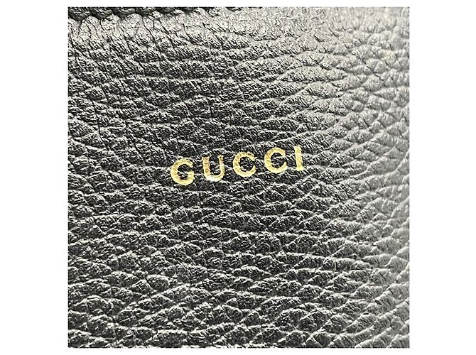 Borsa Gucci Swing Tote in pelle nera Nero - vista 12