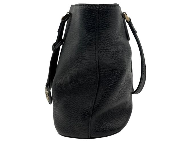 Borsa Gucci Swing Tote in pelle nera Nero - vista 5