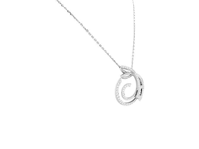 Sautoir Van Cleef & Arpels, "Contos de Inverno", ouro branco e diamantes. - vista 2