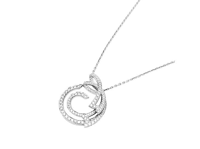 Sautoir Van Cleef & Arpels, "Contos de Inverno", ouro branco e diamantes. - vista 3