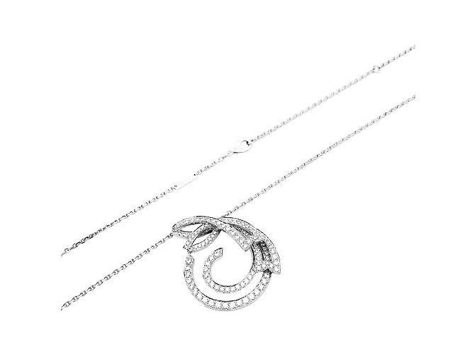 Sautoir Van Cleef & Arpels, "Contos de Inverno", ouro branco e diamantes. - vista 4
