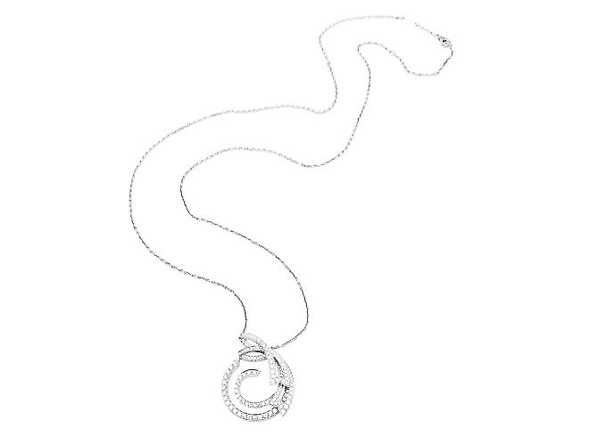 Sautoir Van Cleef & Arpels, "Contos de Inverno", ouro branco e diamantes. - vista 5