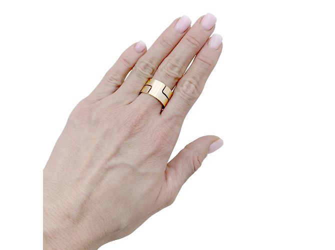 Anel Dinh Van, 'Seventies', ouro amarelo. - vista 5
