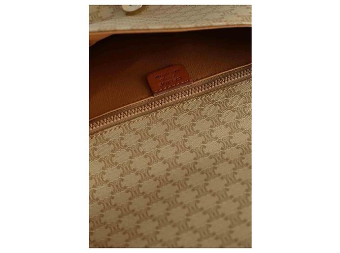 Céline Mini borsa in pelle beige - vista 8