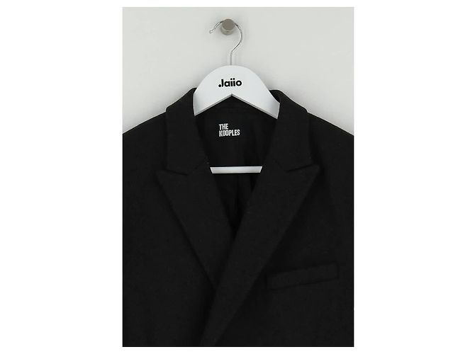 The Kooples Charcoal wool coat - view 2