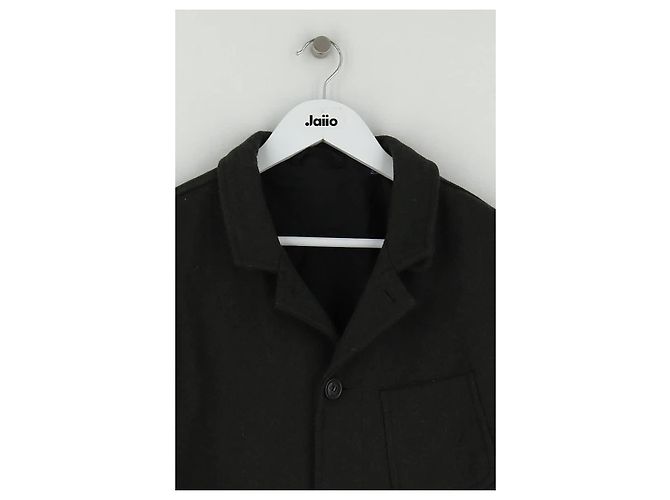 Woolrich Khaki wool coat - view 2