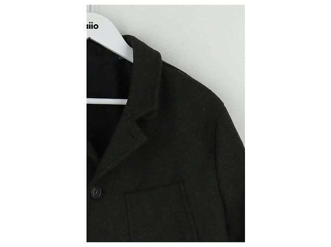 Woolrich Khaki wool coat - view 3