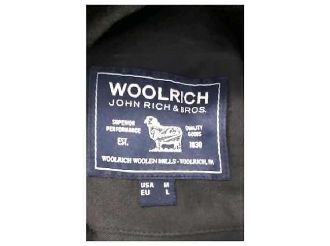 Woolrich Khaki wool coat - view 5