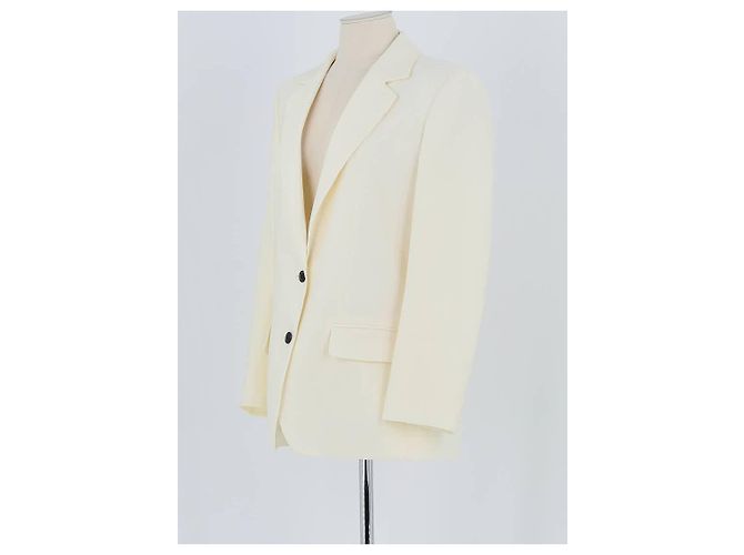 Hugo Boss Blazer de lino blanco - vista 4
