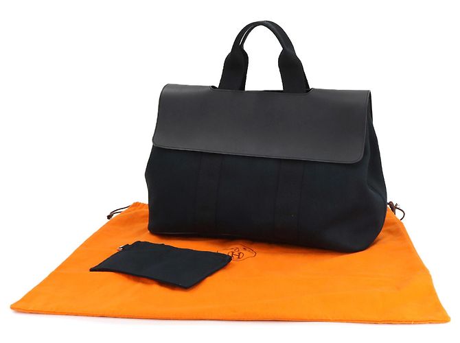 Borsa Hermès Valparaiso MM Nero - vista 2