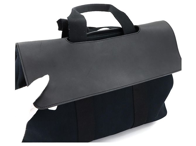 Borsa Hermès Valparaiso MM Nero - vista 9
