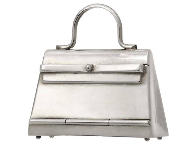 Hermès Hermes 925 Silber Kelly Motiv Anhänger - Ansicht 2