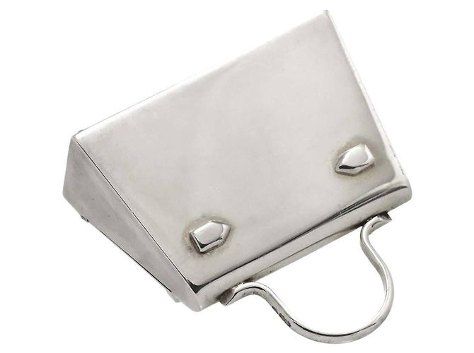 Hermès Hermes 925 Silber Kelly Motiv Anhänger - Ansicht 4