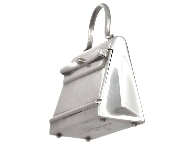 Hermès Hermes 925 Silber Kelly Motiv Anhänger - Ansicht 5
