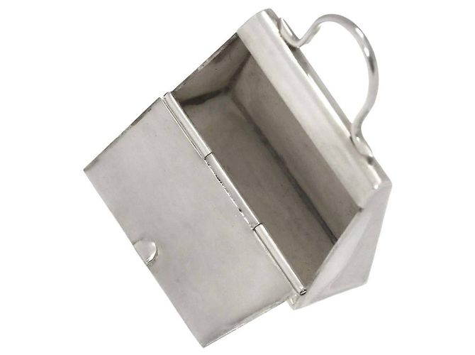 Hermès Hermes 925 Silber Kelly Motiv Anhänger - Ansicht 7
