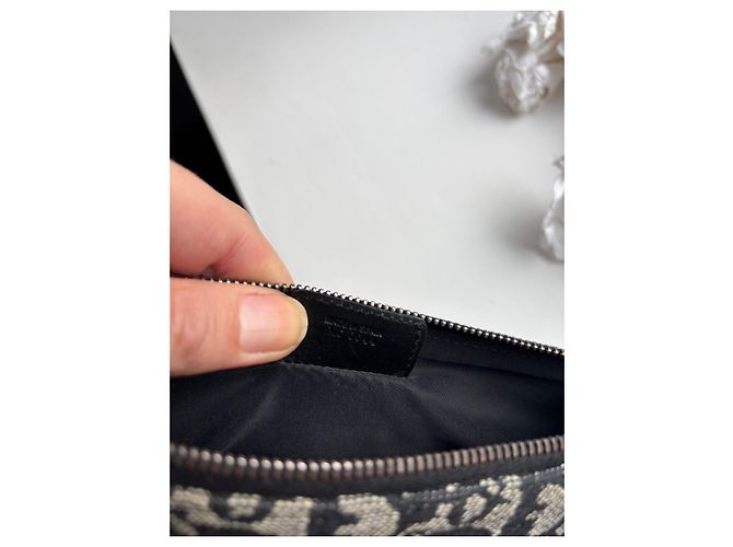 Borsa Saddle Christian Dior Nera in tessuto Nero - vista 10