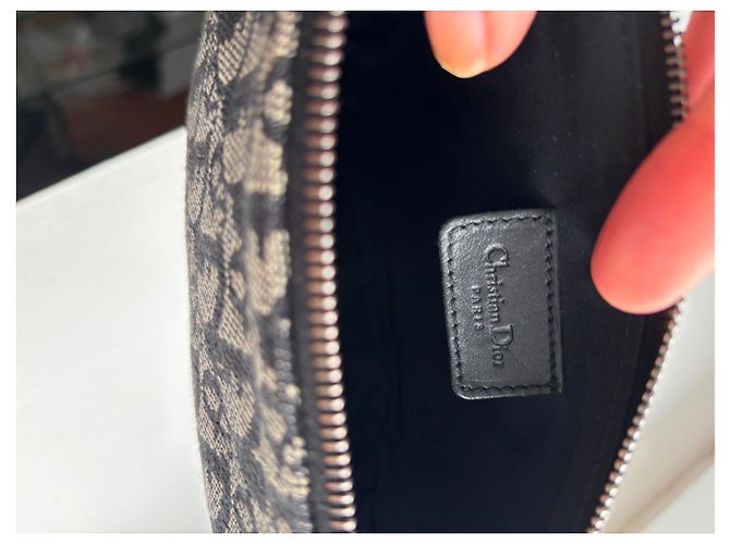 Borsa Saddle Christian Dior Nera in tessuto Nero - vista 18