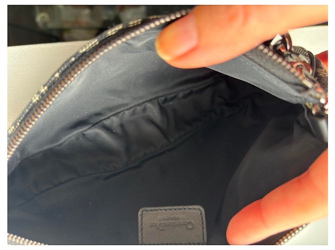 Borsa Saddle Christian Dior Nera in tessuto Nero - vista 19