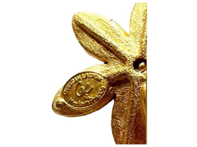 Christian Lacroix · Spilla Vintage · Fiore con Accento Turchese - vista 3
