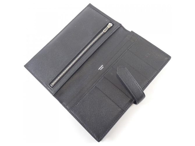 Cartera Larga Epsom Béarn de Hermès Negro - vista 6