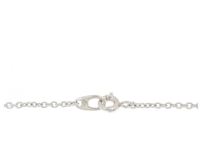 Autre Marque Collana in platino con perle d'acqua dolce e diamanti Argento - vista 4