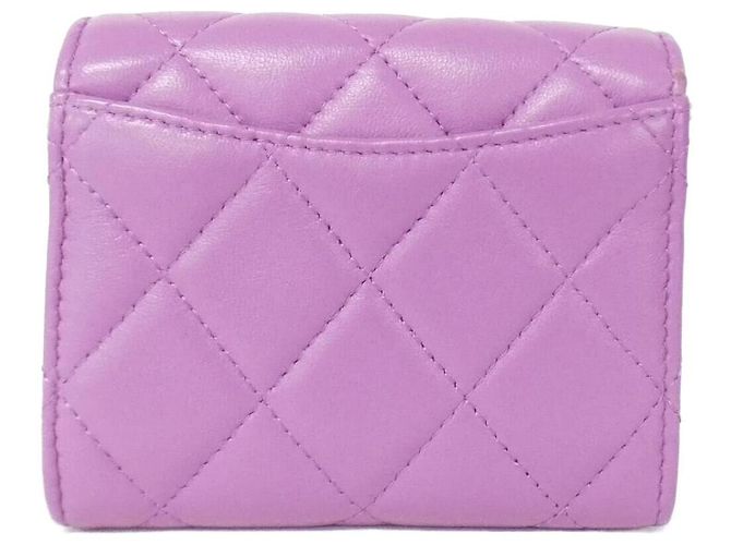 Chanel AP2704 Lambskin Chain Clutch Purple - view 2