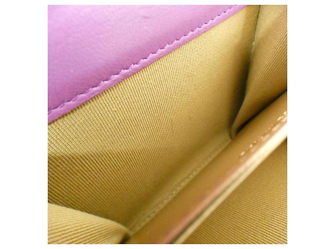 Chanel AP2704 Lambskin Chain Clutch Purple - view 9