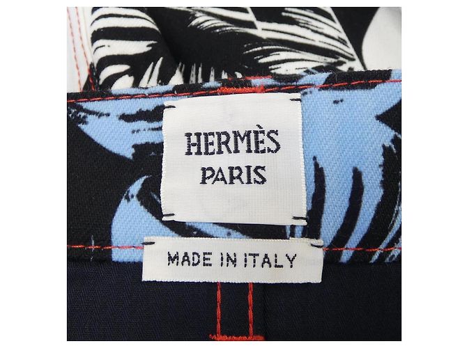Hermès Hermes Rock Schwarz Rot Blau - Ansicht 4