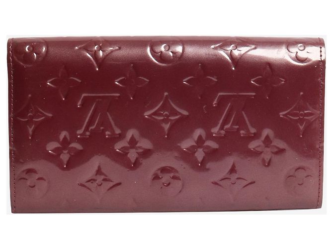 Louis Vuitton Red Sarah monogram vernis wallet - view 2