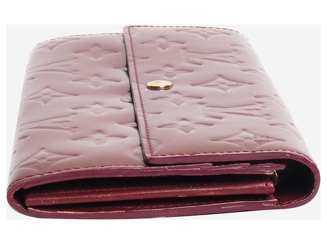 Louis Vuitton Red Sarah monogram vernis wallet - view 3