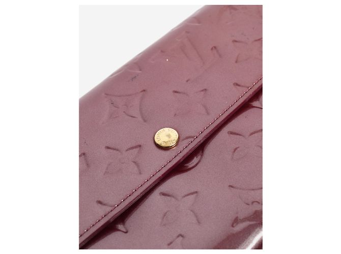 Louis Vuitton Red Sarah monogram vernis wallet - view 4